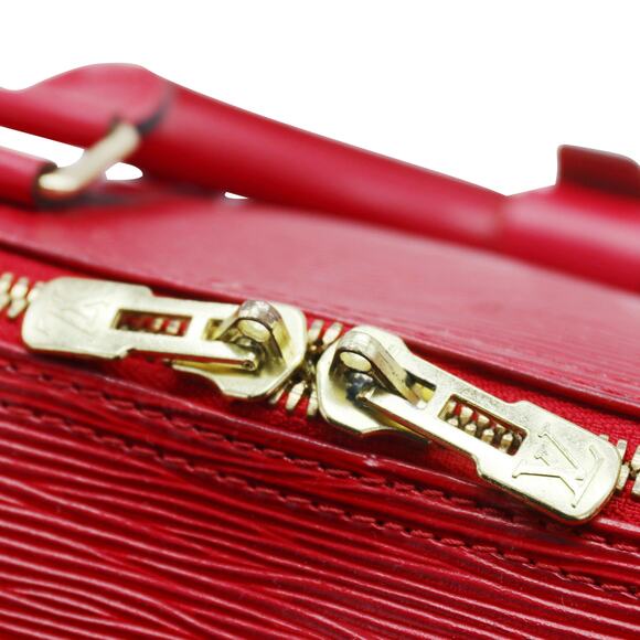 🔴 Keepall 50 Bag - Red Epi Leather - Picture 9 of 16